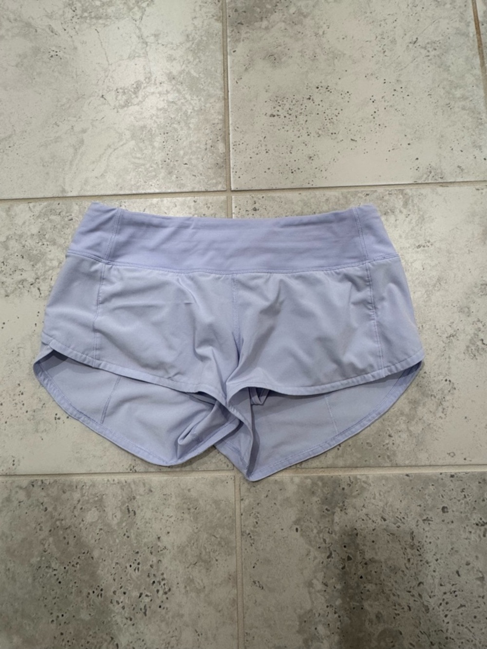 Lululemon Light Blue Speed-Up Shorts